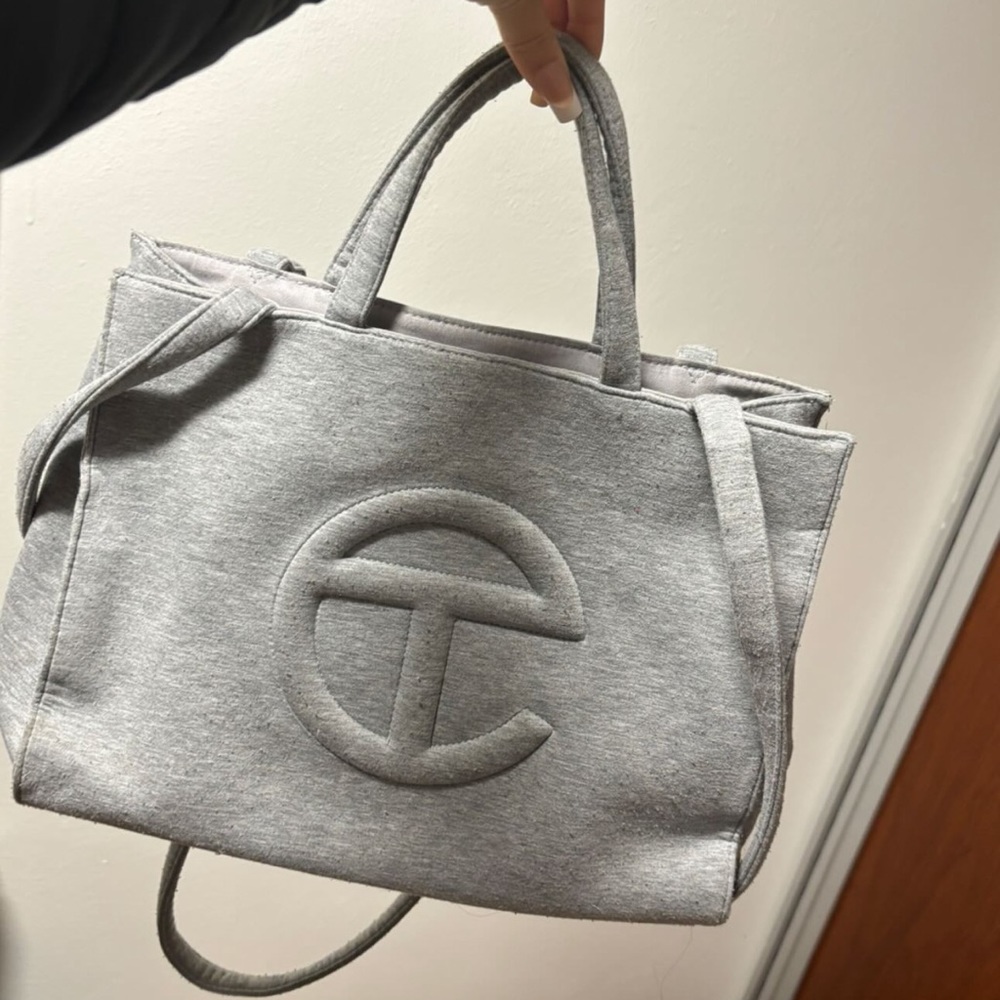 gray teflar bag